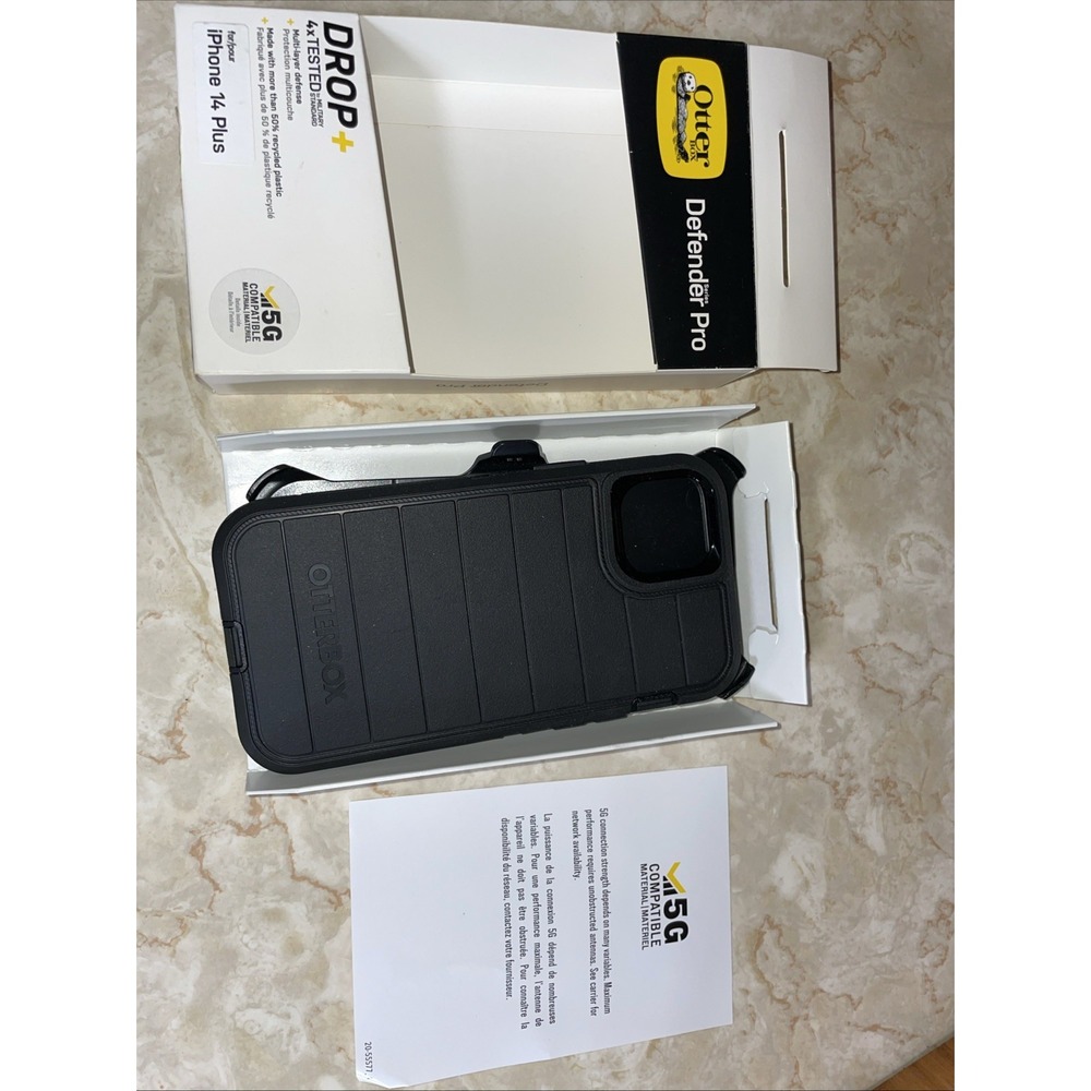 Otterbox Defender Pro iphone 14 plus case drop tested 5G Compatible Material